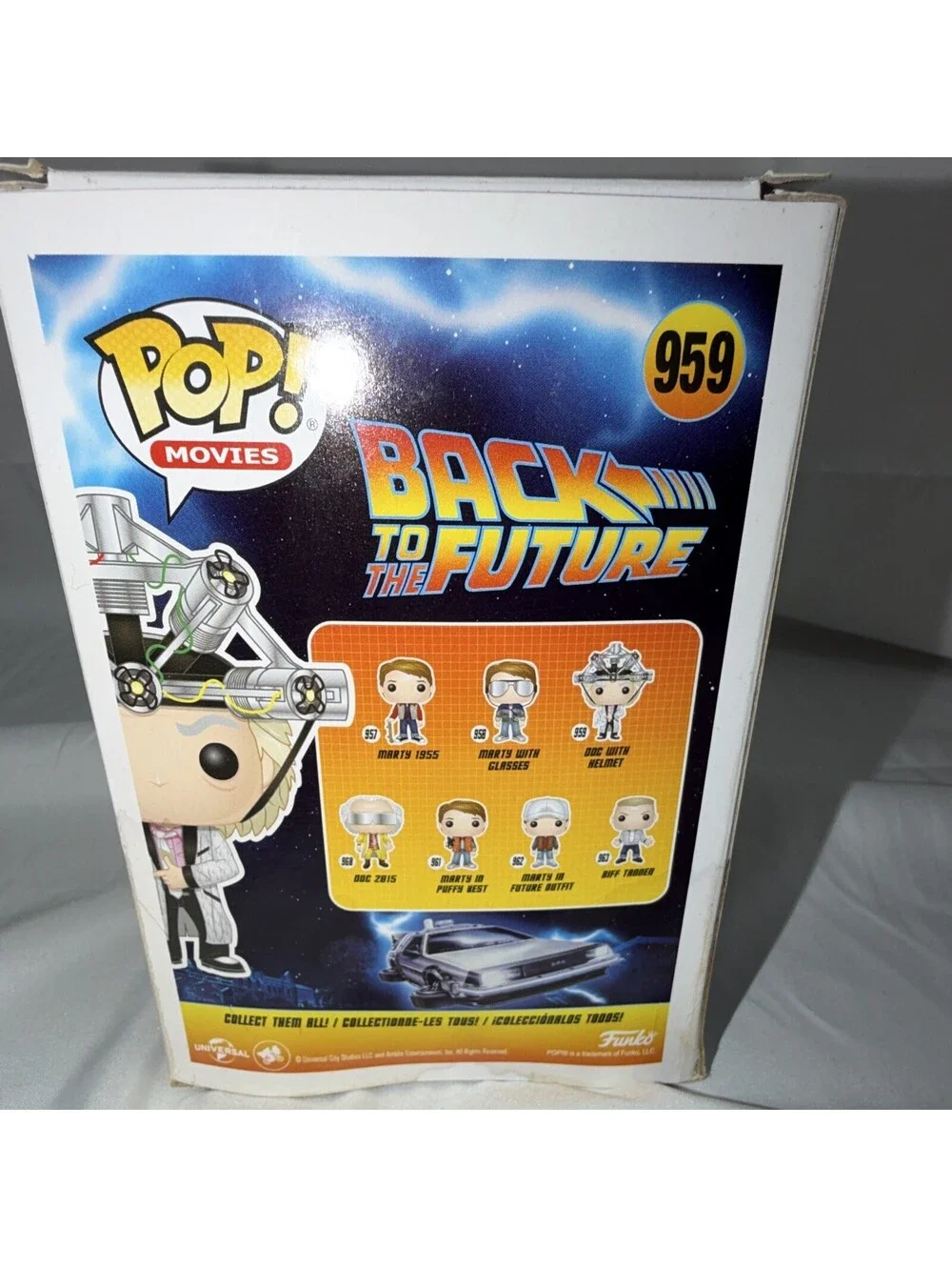 Funko Pop! Movies Back to the Future Doc with Helmet Vinyl Figure #959